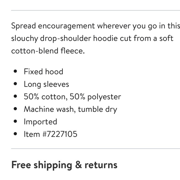 NWT Edikted Everything’s OK Hoodie, Size Small - Picture 4 of 9